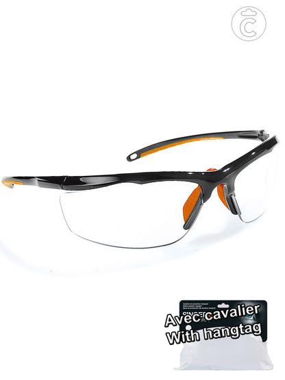 Lunettes de protection ultra-fines et légères - 22 g - Oculaires incolores traités anti-rayures et anti-buée - Cevalor_0