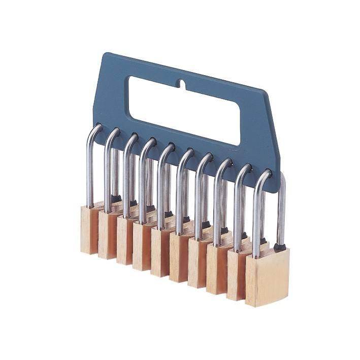 Râtelier pour 10 cadenas - PVC gris - THIRARD - Réf. 00029990_0