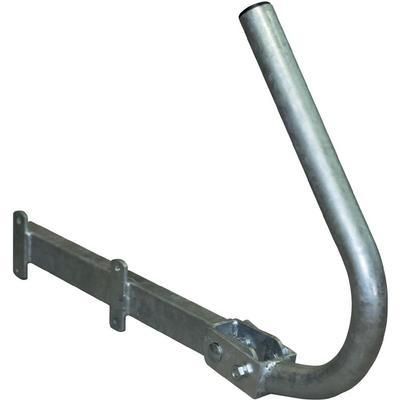 SUPPORT SAT DE TOIT ACIER A.S. SAT 51900 ADAPTÉ POUR TAILLE DE PARABOLE: Ø JUSQU'À 90 CM ARGENT