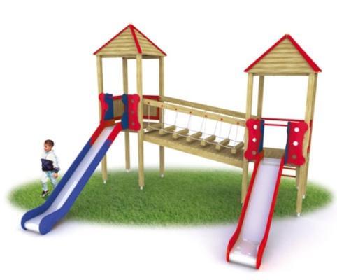 Village COSTARICA - Structure pour aire de jeux en bois - Homologué selon la norme européenne EN 1176_0