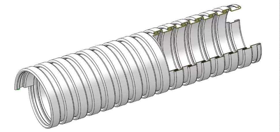 ZDX DOU - Flexibles métalliques Italflex en acier inox - Double agrafage pour protection mécanique et conduit gaz_0