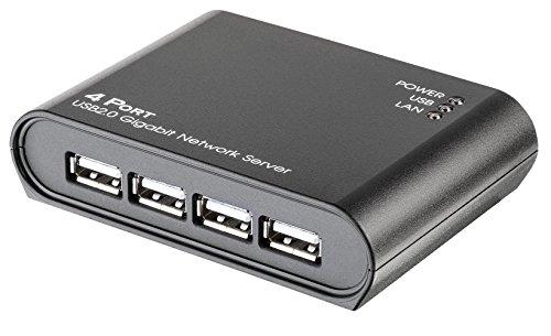 Serveur USB 4 ports 2.0 - Réseau Gigabit RJ45 - LINDY 42633_0