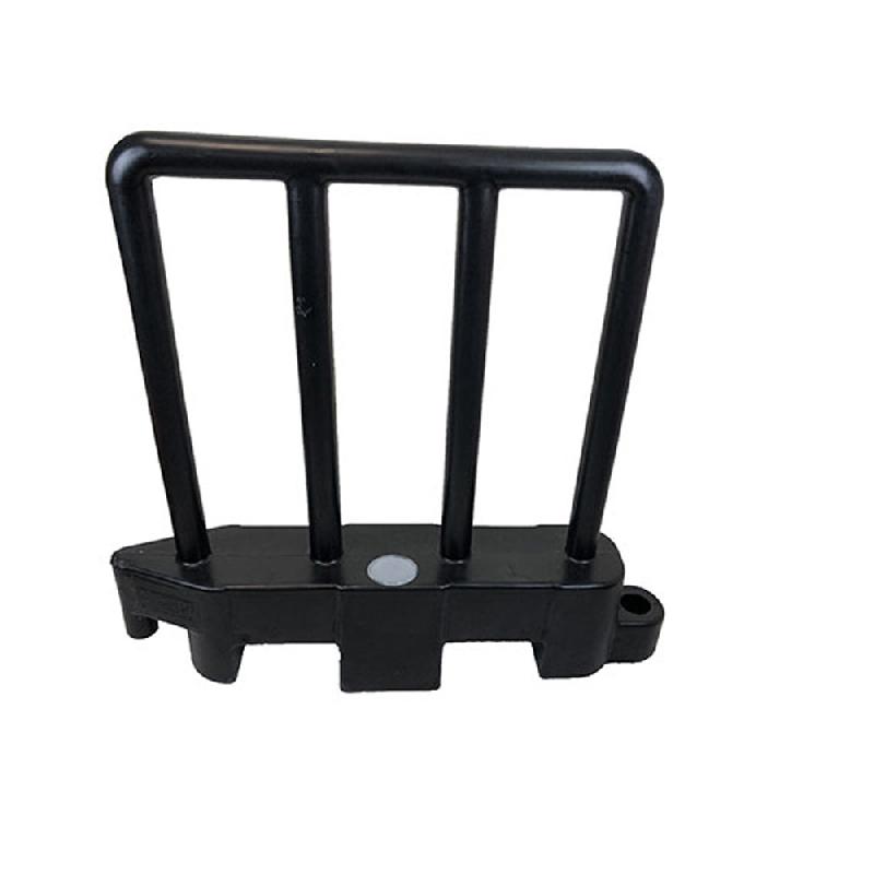 Barrière de sécurité amovible - Noir - Recyclable et résistante - PLAST'UP ROTOMOULAGE_0