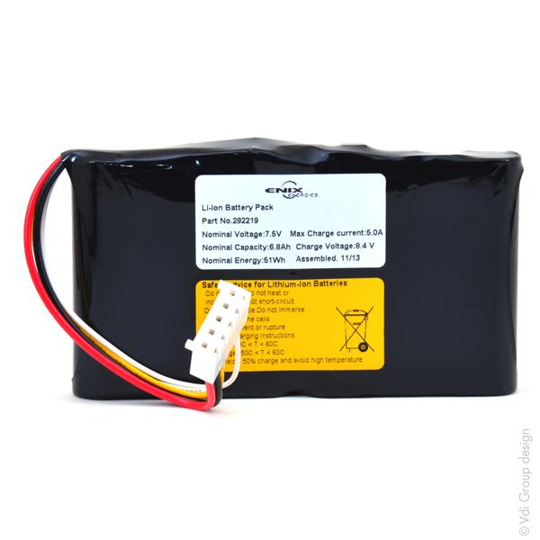 Batterie Li-Ion 2S1P MP176065 XLR - 49.64Wh - 7.3V - 6.8Ah - Marque NX_0