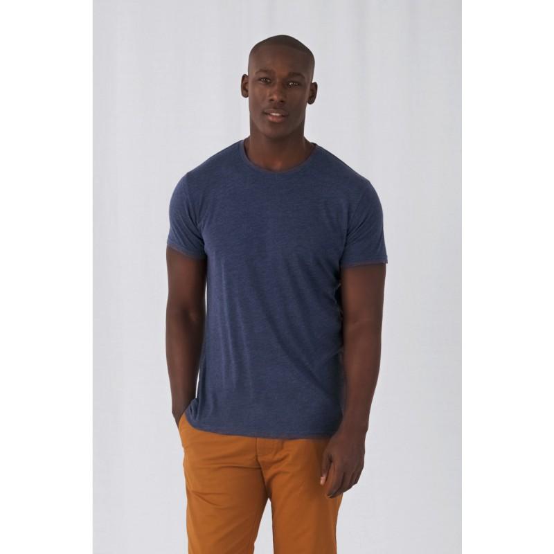 CGTM055 - T-shirt Triblend col rond homme - 50% polyester, 25% coton, 25% viscose - Certifié STANDARD 100 by OEKO-TEX®_0