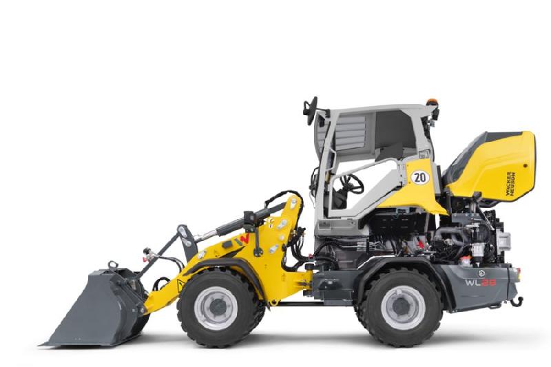 Chargeuse sur pneus Wacker Neuson WL28 - 0,42 m³ - 18,4 kW - 2 740 kg - Charge de basculement 1 803 kg_0