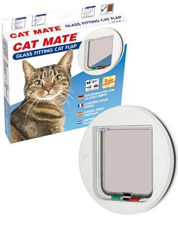 CHATIERE RONDE POUR VITRE 4 POSITIONS - CAT MATE