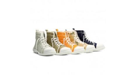 Chaussure de sécurité femme S24 Oriane S1P SRC - Tige cuir blanc et toile marine - Taille 41_0