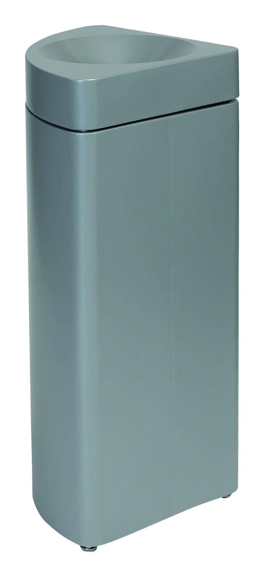 Collecteur modulaire demi-cercle anti-feu 36L gris_0