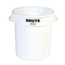 Conteneur rond Brute, 37,9 litres, Rubbermaid, VB 002610, Blanc - 0086876012491_0