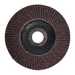 Disque à Lamelles en Corindon 125 mm - Grain 40 - Idéal pour Ponçage Précis - Silverline - marron 5055058198495_0
