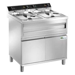 Friteuse de table électrique avec vidange - 2 x 12 litres - 18Kw - 400 Volts - FEFRF212_0