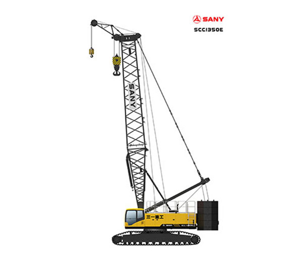 Grue treillis SANY SCC1350E - 140t - capacité de levage jusqu'à 140t - flèche de 17 à 80m_0
