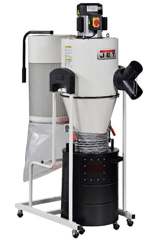 Aspirateur à copeaux bois cyclonique 1530m³/h 1,1kW 230V Jet JCDC-15-M_0