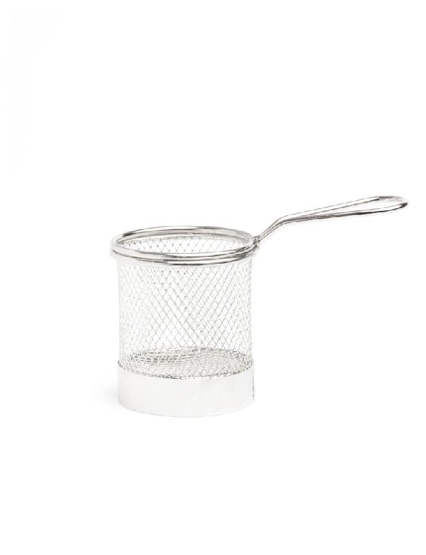 Mini panier à frites rond en inox - Diamètre 80 mm - Marque COMAS_0