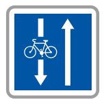 Panneau de signalisation indication de conditions particulières de circulation - C24aex.3_0