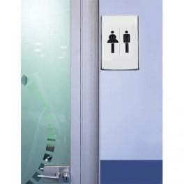 PAPERFLOW PLAQUE DE PORTE FORMAT A4 COLORIS ANTHRACITE