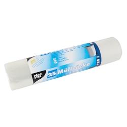 Papstar Sacs poubelle, LDPE 120 l 110 cm x 70 cm transparent - transparent 12128_0