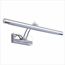 Papuq Applique murale LED 6 W, lumière chaude 3000 K, chrome brillant 40 cm, style traditionnel et élégant, articulée et orientable. - gris acier_0