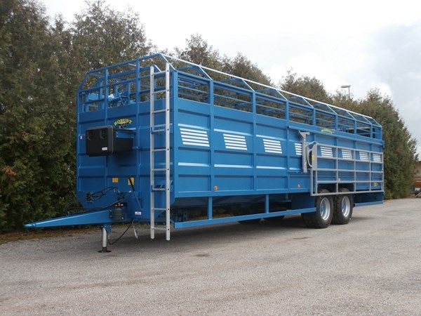 R1000b - Bétaillère double essieu robuste - PTAC 16 700 kg - 10m pour 16 à 17 bovins_0