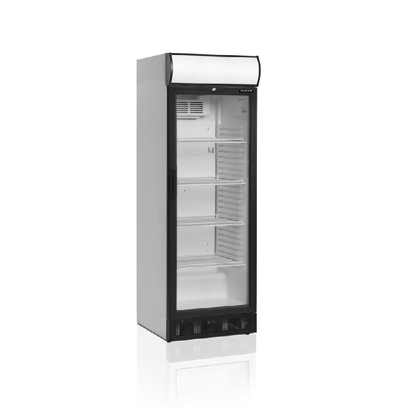 Réfrigérateur à boissons - gamme SCU - armoire blanche vitrée avec éclairage LED et froid ventilé - Réf : SCU1280CP_0