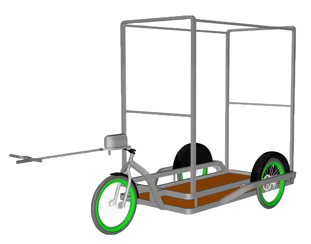 Remorque électrique pour vélo towbe detroit : transportez vos matériaux de construction ou vos meubles en toute sécurité et de façon écologique_0
