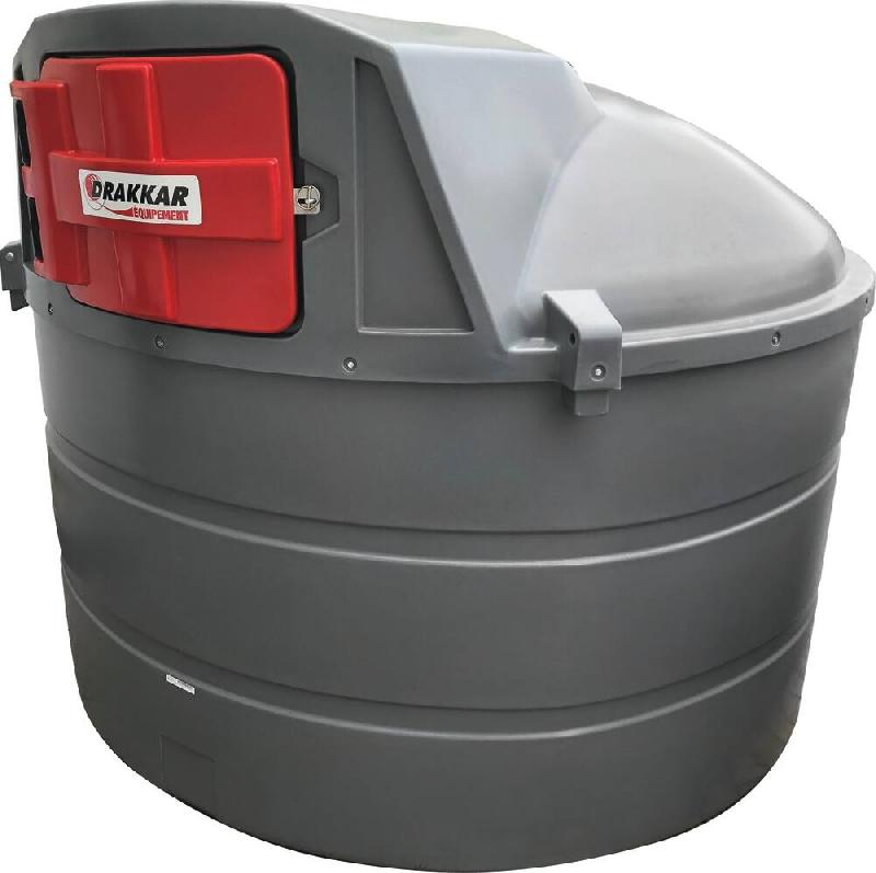 SODISE - Cuve de stockage gasoil PEHD 5000L - Station à gasoil 230V 60 L/min avec pistolet automatique et accessoires - 08006_0
