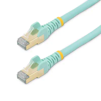 StarTech Cble réseau Ethernet RJ45 Cat6 de 5 m - Aqua_0