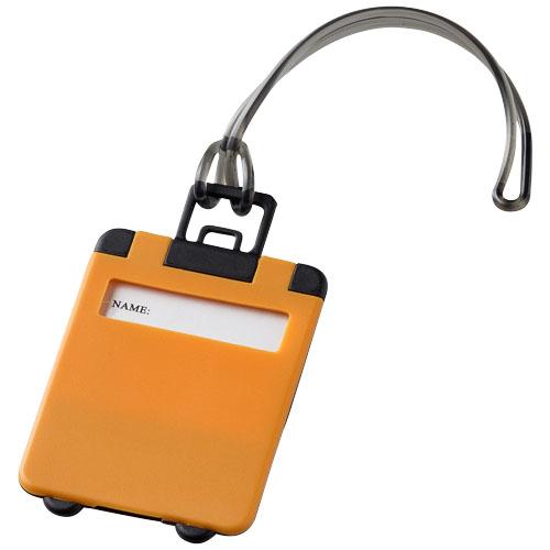 Étiquette à bagages Taggy 11989203 - avec cordelette gomme et étiquette d'identification en plastique ABS_0