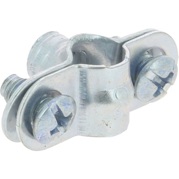 264401 - Colliers de fixation Sider - embase taraudée 7 x 150 - acier zingué - tube simple 8 mm - CS708_0