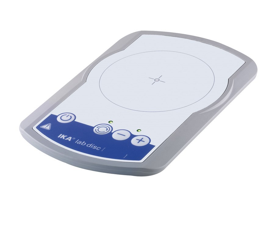Agitateur magnétique non chauffant IKA Lab Disc - ultraplat blanc - capacité 800 ml - vitesse jusqu'à 1500 tours/min_0