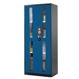 Armoire de sécurité produits dangereux portes vitrées - 821 litres_0