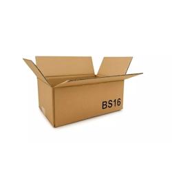 Caisse carton type Galia A16 300 x 200 x 125 mm - marron en carton CBS16-M_0