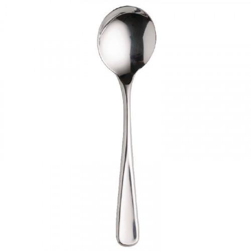 CUILLÈRES À SOUPE 190 MM EN INOX 18/10 ROMA OLYMPIA - LOT DE 12