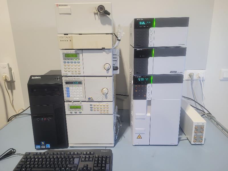 Ensemble modules hplc shimadzu 20a et 10a_0