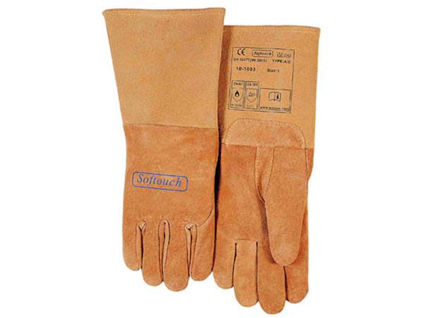 Gants de soudeur TIG en cuir de porc 