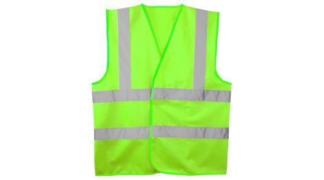 Gilet / Baudrier Coverguard haute visibilité - Vert fluo - Bandes réfléchissantes - Normes EN 471 et EN 340_0