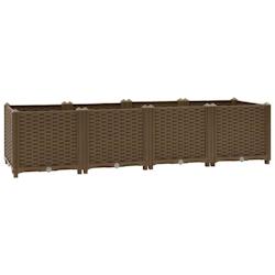 Helloshop26 - Jardinière lit surélevé plantes fleurs jardin 160 x 40 x 38 cm polypropylène 02_0000919 - 3000072541538_0