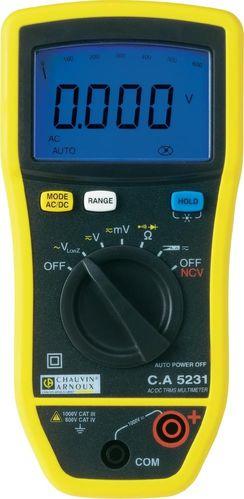 Multimètre numérique compact TRMS - 1000V AC/DC - Courant par pince jusqu'à 600A - CARCA5231_0