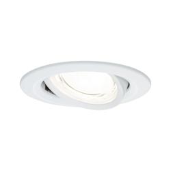 Paulmann Spot encastré LED Nova Coin Luminaire individuel   rond 84mm 50° 2,8W 505lm 230V  4000K Blanc dépoli 92453 - blanc 92453_0