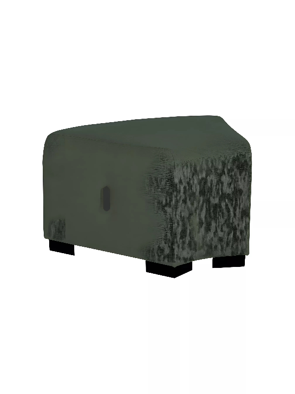 Pouf angulaire 1 place vert forêt_0