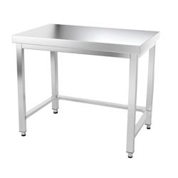 Table de travail en inox 1200 x 600 mm avec renfort PREMIUM / GOLDINOX - inox 3701770803750_0