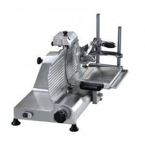 Trancheuse à viande professionnelle - puissance 370W - lames 25cm, 30cm et 35cm - aluminium coulé avec affûteur intégré_0