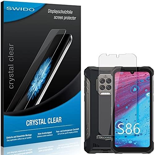 SWIDO LOT DE 2 FILMS DE PROTECTION D'ÉCRAN POUR DOOGEE S86 - TRANSPARE_0