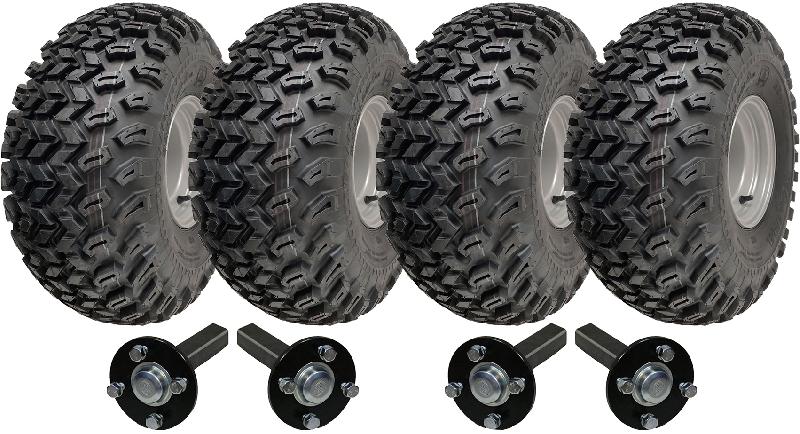 22x11.00-8 Twin Axle Utility ATV Quad Trailer Kit Wheels Axles Capacity 1800kgs_0