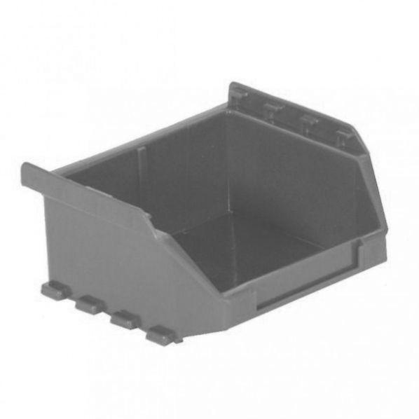 Bac à bec profondeur 85 mm gris - lot de 50 - capacité 0,25 L - robustes et indéformables_0
