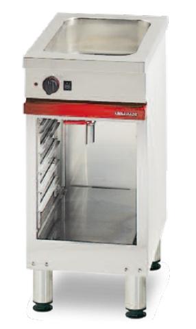 Bain-marie GN 1/1 sur baie libre - 400x650x900 mm - CME 410 M - monophasé - 1 kW_0