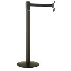 Rossignol - Lot de 2 barrières de délimitation PACEO sur socle - Ceinture rétractable 3m - Gris manganèse/noir - Réf 51741_0