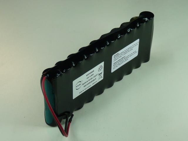 Batterie industrielle NiMH 10x 4/3A 10S1P ST1 - 12V 4.5Ah - Marque NX_0