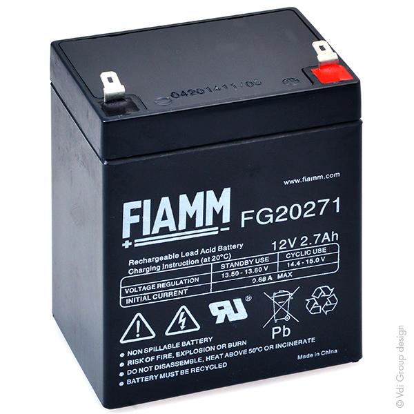 BATTERIE PLOMB AGM FG20271 12V 2.7AH F4.8_0